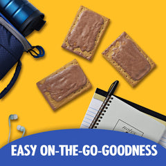 Pop-Tarts frosted s'mores in a toaster demonstrating quick warm-up convenience