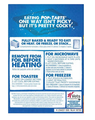 Packed lunch with Pop-Tarts pumpkin pie twin pack for portable snack convenience