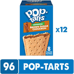 Opened Pop-Tarts revealing gooey brown sugar cinnamon filling for flavor