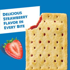 Pop-Tarts close-up of strawberry filling showing sweet flavor appeal