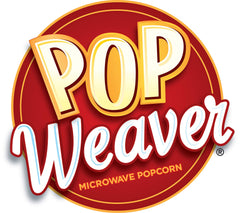 Pop Weaver bag next to a hand for size scale and easy single-serve portioning