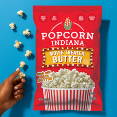 Popcorn, Indiana close-up of buttery coating highlighting rich texture and flavor