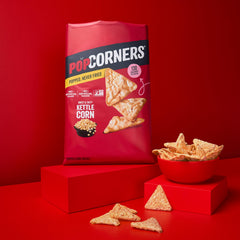 Close-up of PopCorners texture highlighting crunchy popped corn benefit and light crispness