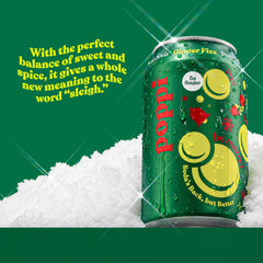 poppi can close-up of texture and carbonation detail for appeal