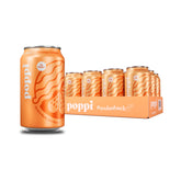 poppi can front view showing orange cream label and refreshing appeal