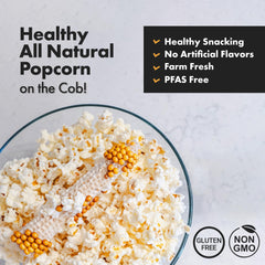 Poppin' Cobs single individually wrapped cob highlighting fresh sealed portion