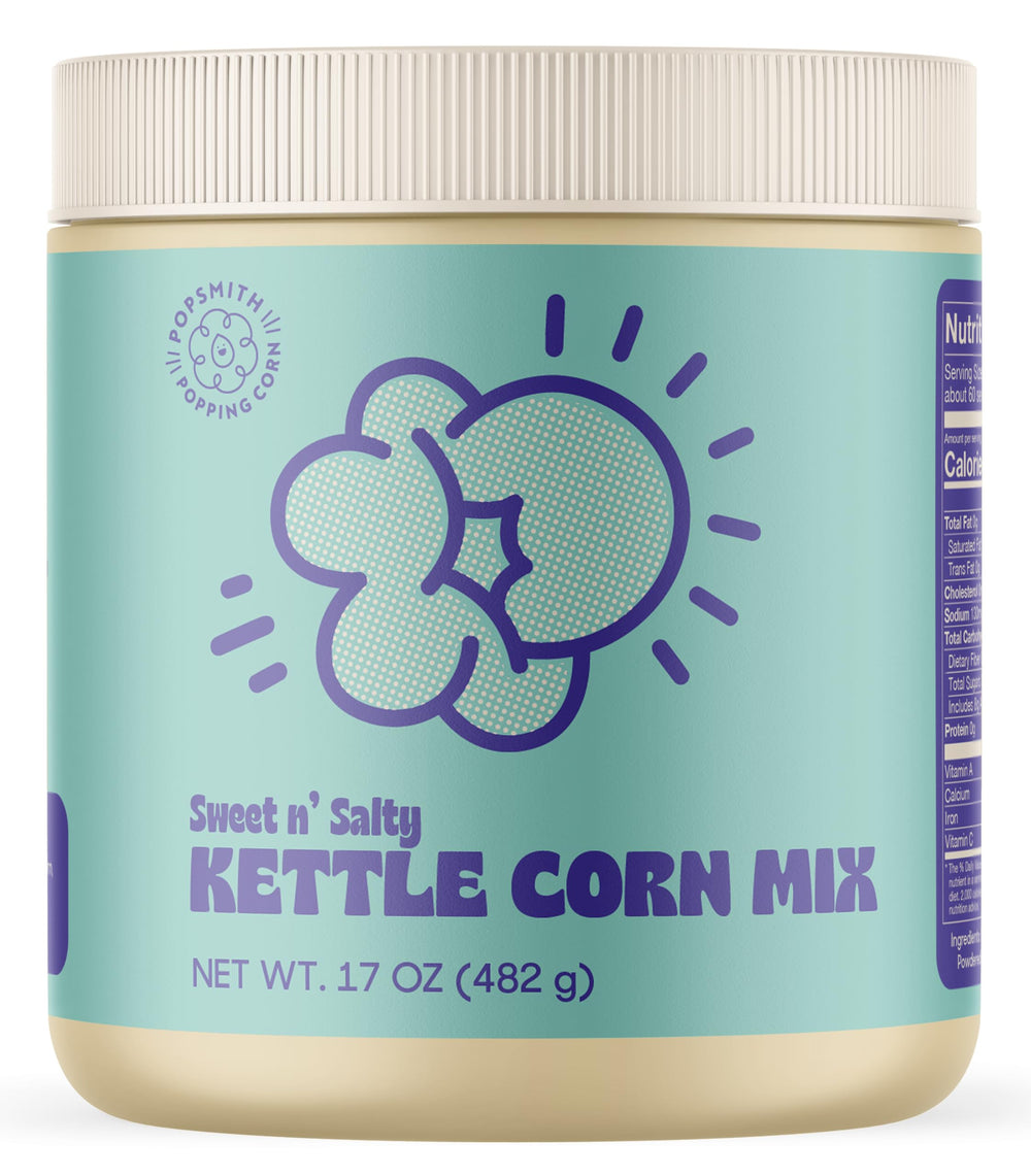 Popsmith jar front view showing label and jar size benefit