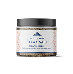 Portland Salt Co front packaging showing jar and label for easy identification and convenience