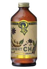 P Portland Syrups front bottle view showing bright chai label and café-ready benefit
