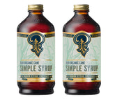 Portland Syrups front packaging showing organic cane syrup and quick serving benefit