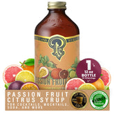 Portland Syrups front packaging showing 12 oz bottle and vibrant label for quick identification