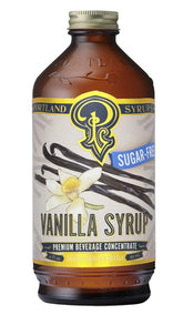 Portland Syrups front packaging showing 12 oz bottle and serving info for convenience