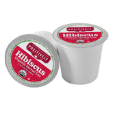 Positively Tea front packaging showing 24 organic hibiscus pods and product name benefit: instant flavorful cup