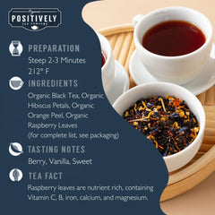 Positively Tea loose leaf close-up showing leaf texture and flavor for richer brews