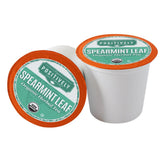 Organic Positively Tea Company front packaging showing 24 spearmint pods and benefits
