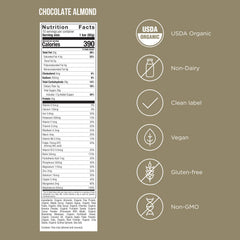 POSSIBLE close-up texture of chocolate almond bar highlighting whole ingredients
