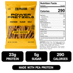 Power Pretzels in a backpack ready-to-eat, highlighting portability and convenience