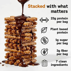 Power Pretzels close-up of crunchy pretzel sticks highlighting texture benefit