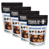 Power Up front packaging showing four 8oz bags and product branding benefit freshness