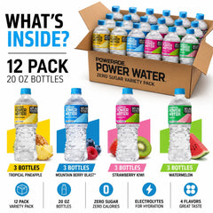 POWERADE flavor lineup of four bottles offering variety benefit