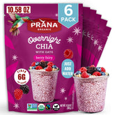 Prana front packaging showing Berry Fairy mix and organic label benefit