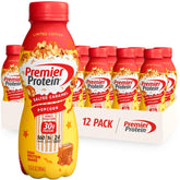 Premier Protein front packaging showing 12-pack and flavor for quick stocking