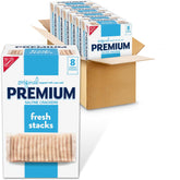 Premium front packaging showing 48 fresh stacks and portability benefit