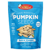 Premium Orchard front packaging Salt & Vinegar showing flavor label and resealable bag