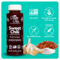 Pretty Thai dipping sauce with spring rolls highlighting convenient use