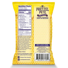 PRETZEL PETE 24-pack boxed display highlighting convenient multipack and storage