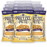 PRETZEL PETE front packaging showing honey mustard and onion flavor and bold appeal