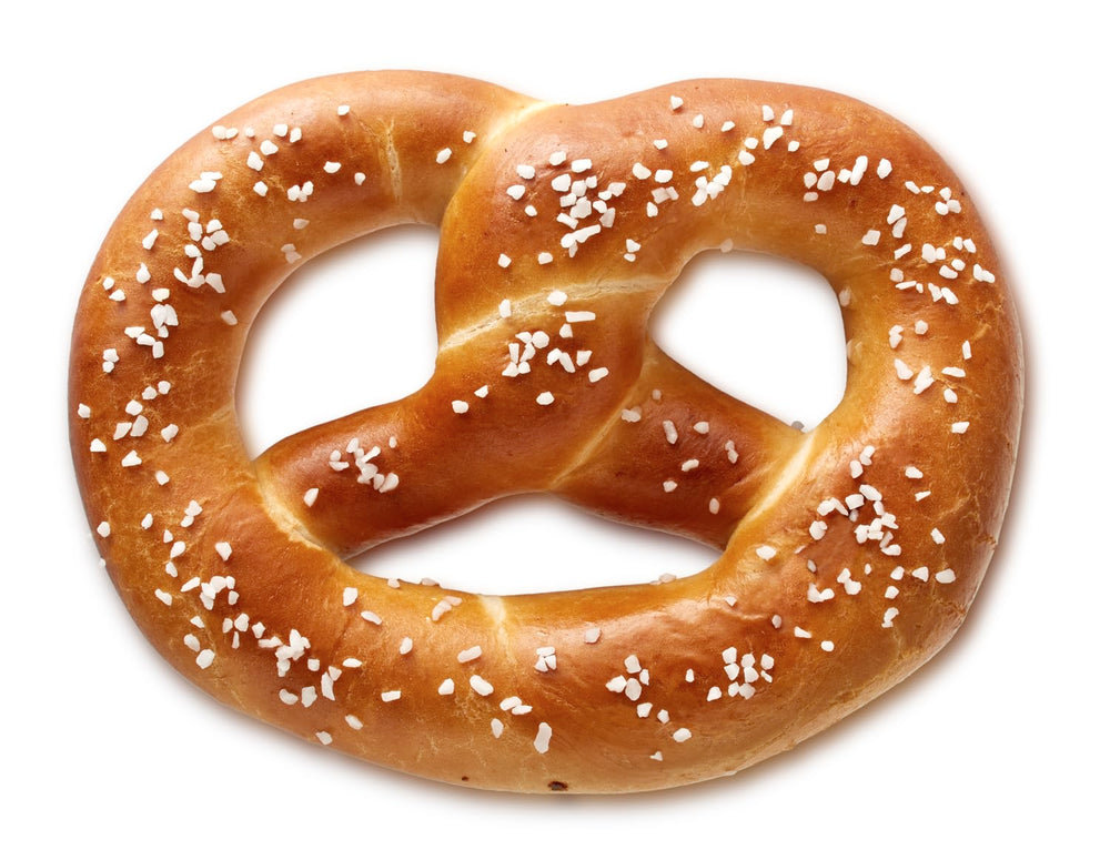 PretzelHaus front packaging showing 10 pretzels and branding, convenient pantry-ready benefit