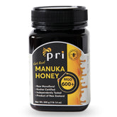 P.R.I jar front view showing label and size, conveys premium quality