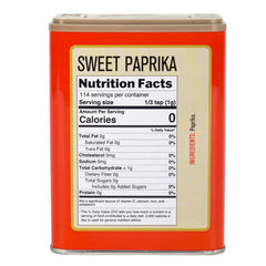 Pride Of Szeged spoon measuring paprika to show portion control and easy seasoning
