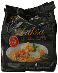 Prima Taste front packaging showing laksa pouch and branding, convenient pantry staple