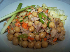 PRIMAL HARVEST chickpeas in bowl for scale and bulk portion benefit