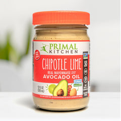 Primal Kitchen mayo dollop closeup showing smooth texture and spreadability benefit