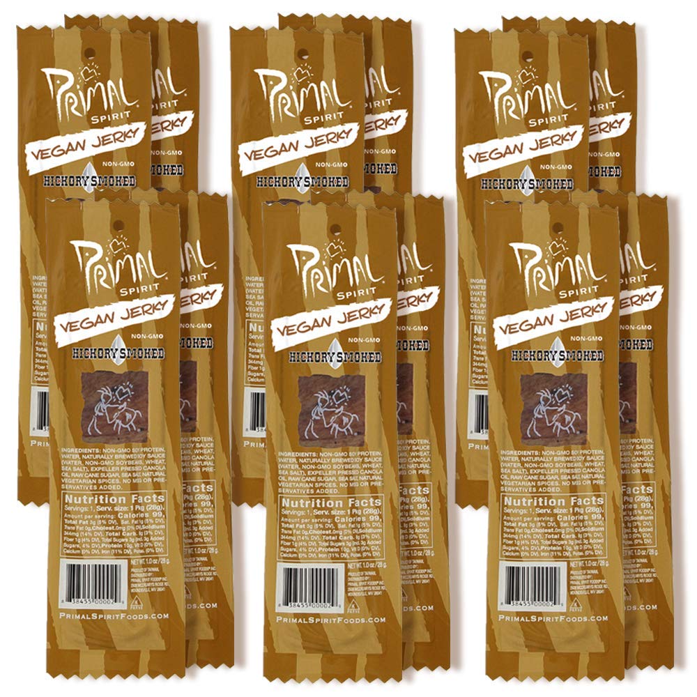 Primal Spirit front packaging showing 12-pack and on-the-go benefit