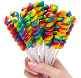 Primary Colors Candy front box showing 30-pack and colorful swirls, attractive display