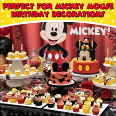 Primary Colors Candy wrapper detail featuring Mickey Mouse, branded and festive