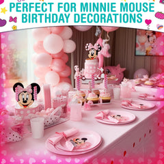 Primary Colors Candy used as cupcake topper adding instant Minnie decoration and easy party styling