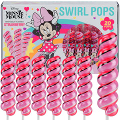 Primary Colors Candy front packaging showing Minnie themed lollipops and bright design benefits party setup