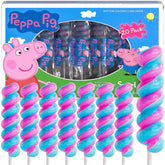Primary Colors Candy front packaging showing Peppa Pig themed lollipops, bright attraction