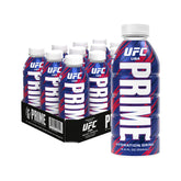 PRIME Hydration front packaging showing 12-pack and bold flavor, highlights convenience