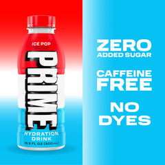 PRIME Hydration bottle in hand for size and portability benefit