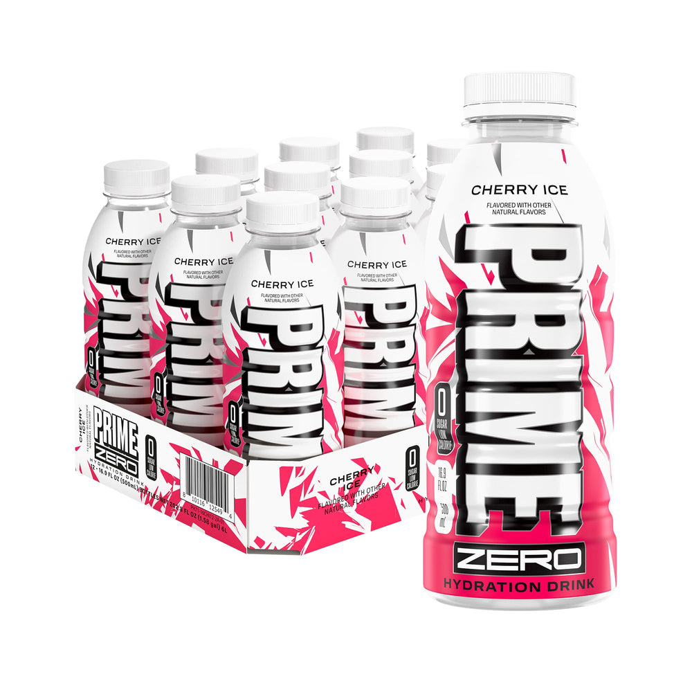 PRIME Hydration front packaging showing Ice Red Chill and bold branding for instant recognition