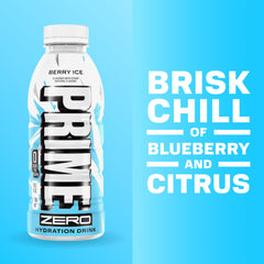 PRIME HYDRATION label close-up highlighting electrolytes and vitamins