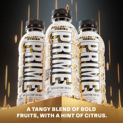 PRIME Hydration nutrition label closeup highlighting electrolytes and BCAA content