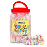 PRIMOXE front packaging showing 40-pack bulk candy necklaces, easy party supply
