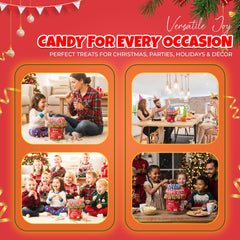 PRIMOXE candy cane hanging on Christmas tree adding colorful seasonal decor